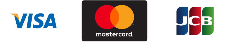 VISA、Mastercard、JCB